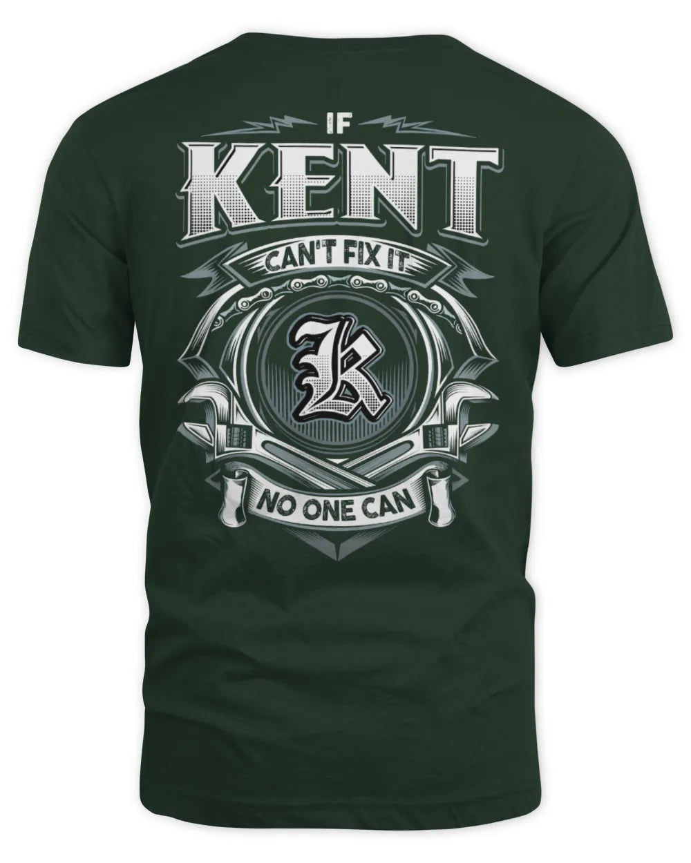 KENT AP81-K4-626 - Personalized Ahmed Quote Apparel “If Ahmed Can't Fix It, No One Can” - Unisex Standard T-Shirt - Forest Green