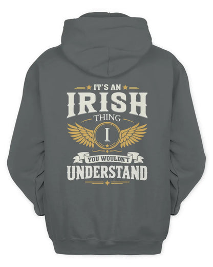 IRISH KT06-M008 It’s a [NAME] Thing – You Wouldn’t Understand | Personalized Vintage T-Shirt - Unisex Hoodie - Charcoal