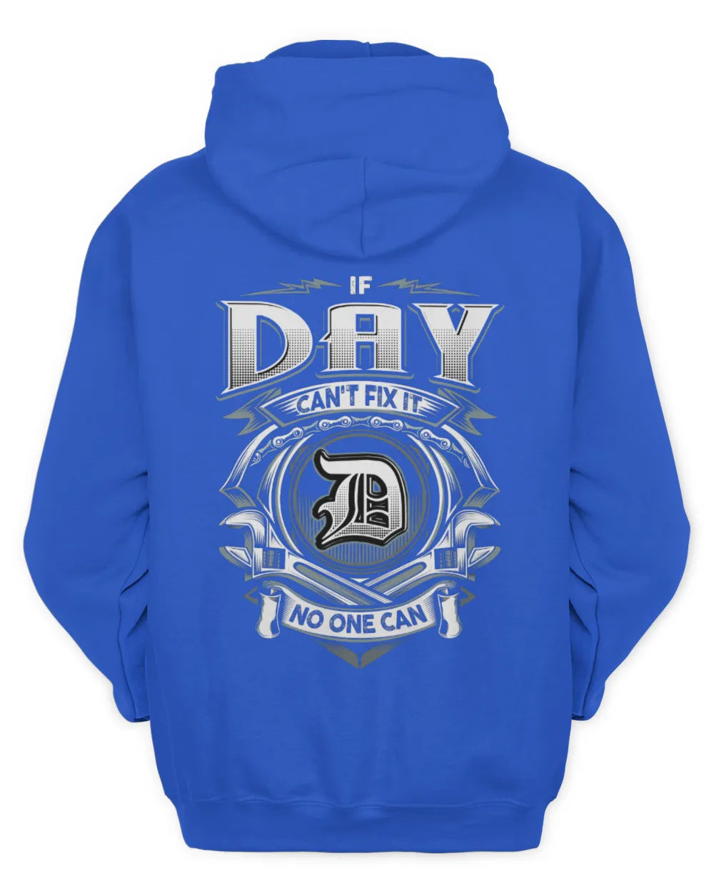 DAY AP81-K4-626 - Personalized Ahmed Quote Apparel “If Ahmed Can't Fix It, No One Can” - Unisex Hoodie - Royal