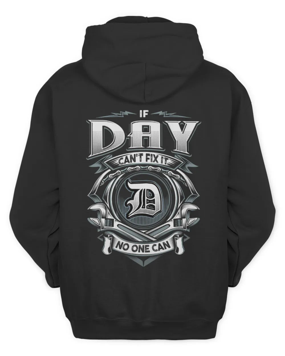 DAY AP81-K4-626 - Personalized Ahmed Quote Apparel “If Ahmed Can't Fix It, No One Can” - Unisex Hoodie - Black