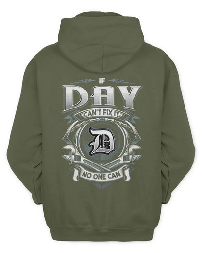DAY AP81-K4-626 - Personalized Ahmed Quote Apparel “If Ahmed Can't Fix It, No One Can” - Unisex Hoodie - Military Green