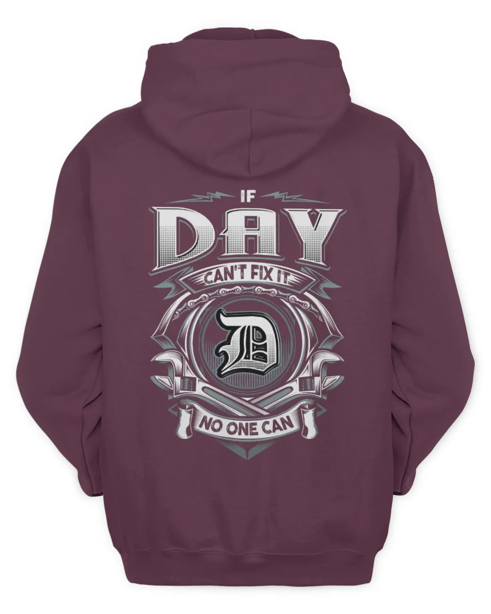DAY AP81-K4-626 - Personalized Ahmed Quote Apparel “If Ahmed Can't Fix It, No One Can” - Unisex Hoodie - Maroon