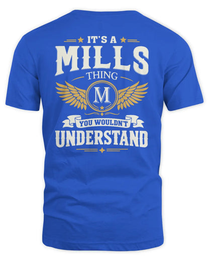 MILLS KT06-M008 It’s a [NAME] Thing – You Wouldn’t Understand | Personalized Vintage T-Shirt - Unisex Standard T-Shirt - Royal