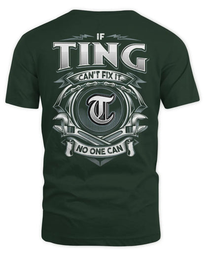TING AP81-K4-626 - Personalized Ahmed Quote Apparel “If Ahmed Can't Fix It, No One Can” - Unisex Standard T-Shirt - Forest Green