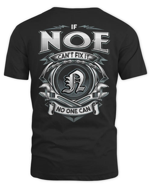 NOE AP81-K4-626 - Personalized Ahmed Quote Apparel “If Ahmed Can't Fix It, No One Can” - Unisex Standard T-Shirt - Black