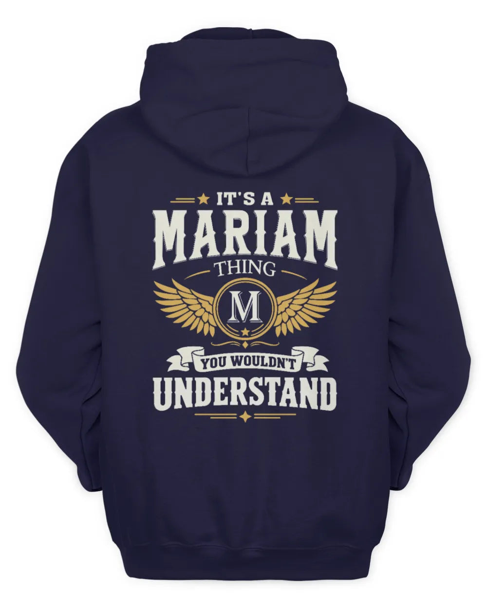 MARIAM KT06-M008 It’s a [NAME] Thing – You Wouldn’t Understand | Personalized Vintage T-Shirt - Unisex Hoodie - Navy