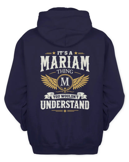 MARIAM KT06-M008 It’s a [NAME] Thing – You Wouldn’t Understand | Personalized Vintage T-Shirt - Unisex Hoodie - Navy
