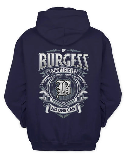 BURGESS AP81-K4-626 - Personalized Ahmed Quote Apparel “If Ahmed Can't Fix It, No One Can” - Unisex Hoodie - Navy
