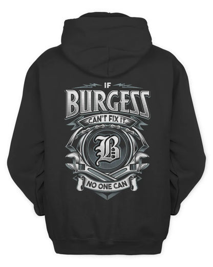 BURGESS AP81-K4-626 - Personalized Ahmed Quote Apparel “If Ahmed Can't Fix It, No One Can” - Unisex Hoodie - Black