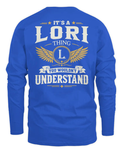 LORI KT06-M008 It’s a [NAME] Thing – You Wouldn’t Understand | Personalized Vintage T-Shirt - Men's Long Sleeved T-Shirt - Royal