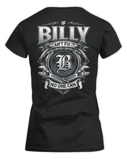 BILLY AP81-K4-626 - Personalized Ahmed Quote Apparel “If Ahmed Can't Fix It, No One Can” - Women's Standard T-Shirt - Black