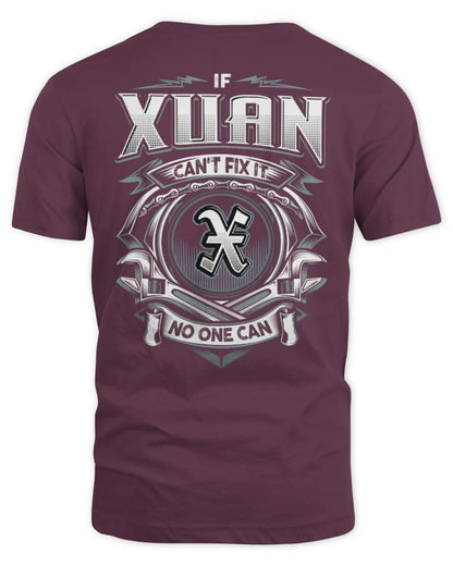 XUAN AP81-K4-626 - Personalized Ahmed Quote Apparel “If Ahmed Can't Fix It, No One Can” - Unisex Standard T-Shirt - Maroon
