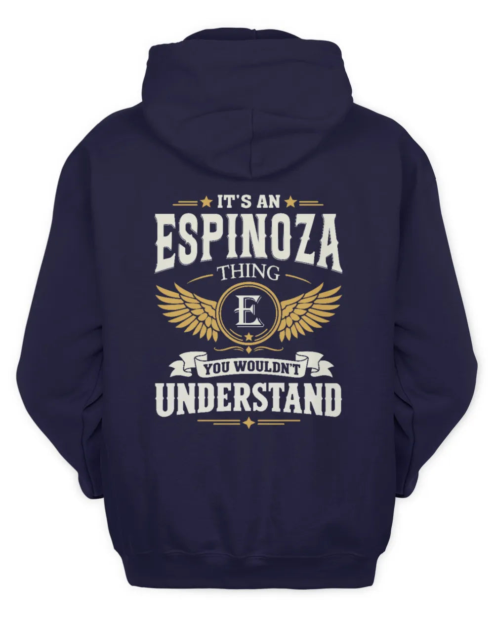 ESPINOZA KT06-M008 It’s a [NAME] Thing – You Wouldn’t Understand | Personalized Vintage T-Shirt - Unisex Hoodie - Navy