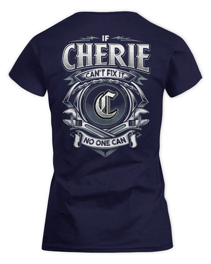 CHERIE AP81-K4-626 - Personalized Ahmed Quote Apparel “If Ahmed Can't Fix It, No One Can” - Women's Standard T-Shirt - Navy