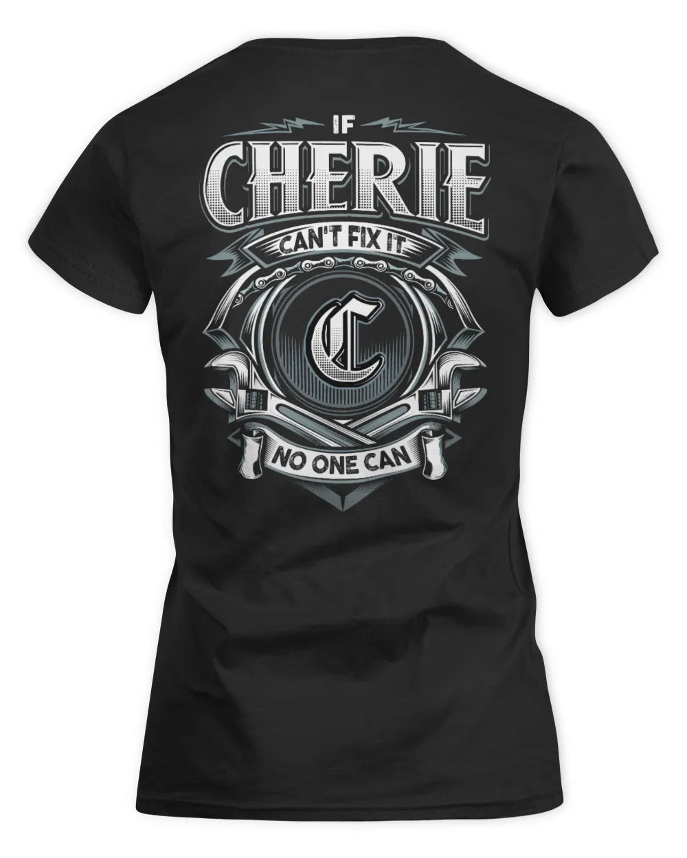 CHERIE AP81-K4-626 - Personalized Ahmed Quote Apparel “If Ahmed Can't Fix It, No One Can” - Women's Standard T-Shirt - Black