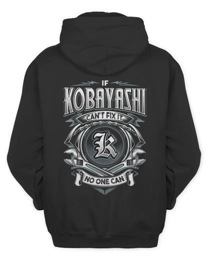 KOBAYASHI AP81-K4-626 - Personalized Ahmed Quote Apparel “If Ahmed Can't Fix It, No One Can” - Unisex Hoodie - Black