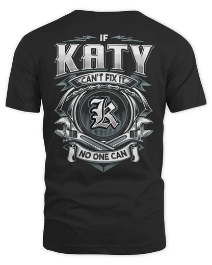 KATY AP81-K4-626 - Personalized Ahmed Quote Apparel “If Ahmed Can't Fix It, No One Can” - Unisex Standard T-Shirt - Black