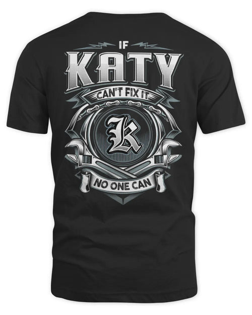 KATY AP81-K4-626 - Personalized Ahmed Quote Apparel “If Ahmed Can't Fix It, No One Can” - Unisex Standard T-Shirt - Black