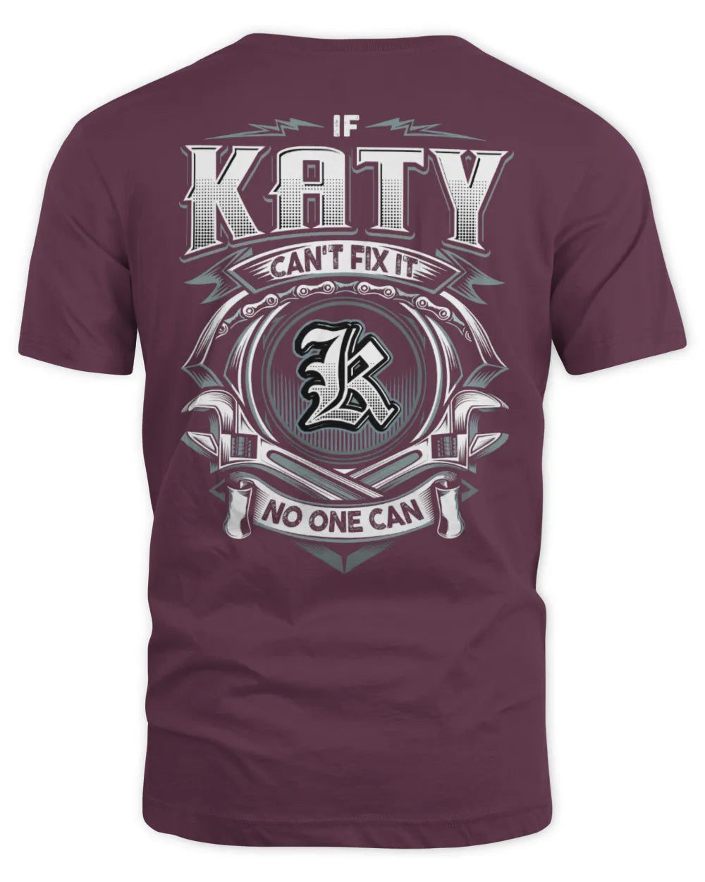 KATY AP81-K4-626 - Personalized Ahmed Quote Apparel “If Ahmed Can't Fix It, No One Can” - Unisex Standard T-Shirt - Maroon
