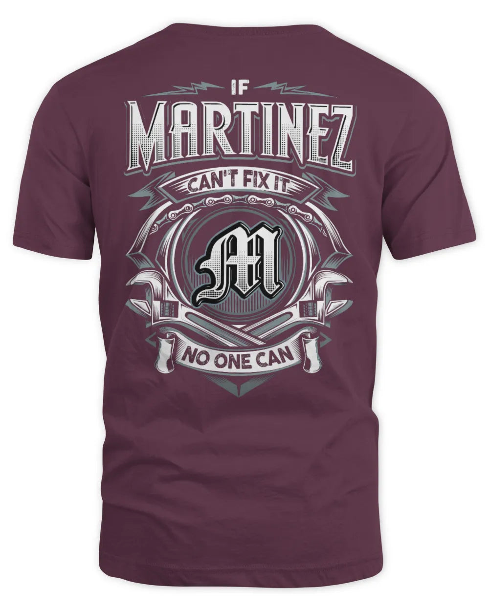 MARTINEZ AP81-K4-626 - Personalized Ahmed Quote Apparel “If Ahmed Can't Fix It, No One Can” - Unisex Standard T-Shirt - Maroon