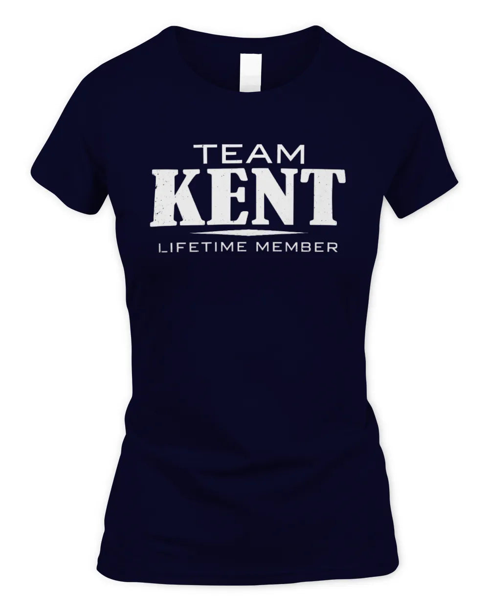 KENT BL62-K4-128 - Personalized “Team NAME Lifetime Member” - Women's Standard T-Shirt - Navy
