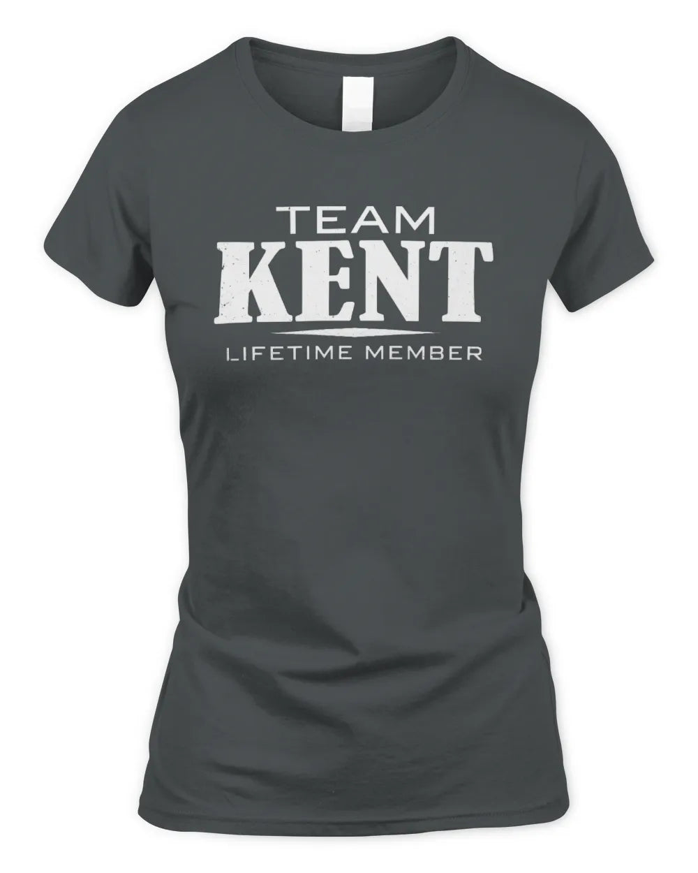 KENT BL62-K4-128 - Personalized “Team NAME Lifetime Member” - Women's Standard T-Shirt - Charcoal