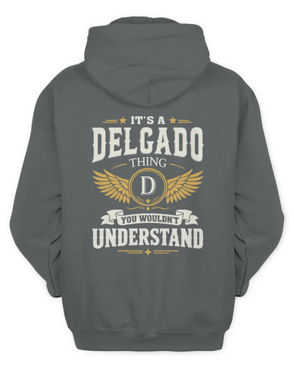 DELGADO KT06-M008 It’s a [NAME] Thing – You Wouldn’t Understand | Personalized Vintage T-Shirt - Unisex Hoodie - Charcoal