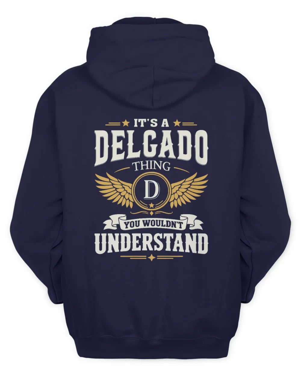 DELGADO KT06-M008 It’s a [NAME] Thing – You Wouldn’t Understand | Personalized Vintage T-Shirt - Unisex Hoodie - Navy