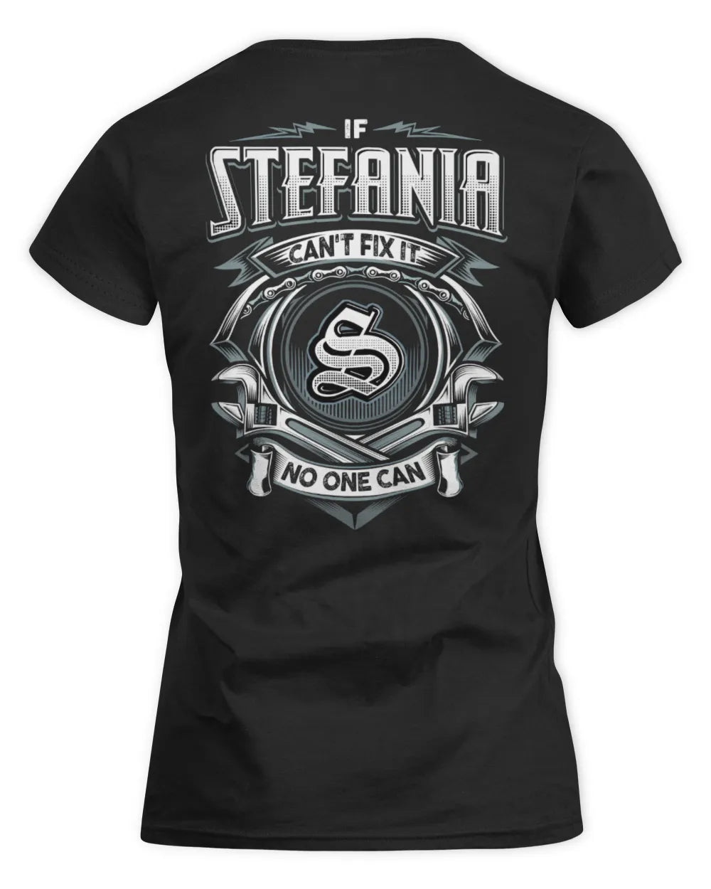 STEFANIA AP81-K4-626 - Personalized Ahmed Quote Apparel “If Ahmed Can't Fix It, No One Can” - Women's Standard T-Shirt - Black