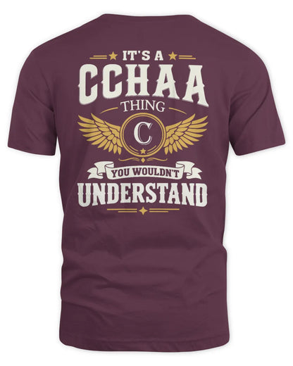 CCHAA KT06-M008 It’s a [NAME] Thing – You Wouldn’t Understand | Personalized Vintage T-Shirt - Unisex Standard T-Shirt - Maroon