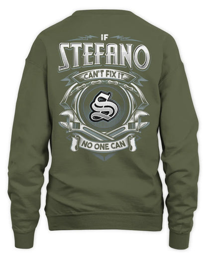 STEFANO AP81-K4-626 - Personalized Ahmed Quote Apparel “If Ahmed Can't Fix It, No One Can” - Unisex Sweatshirt - Military Green