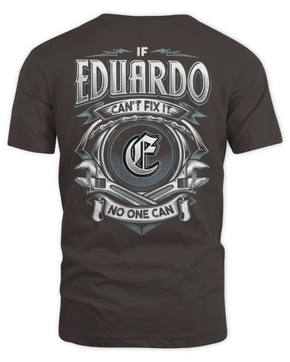 EDUARDO AP81-K4-626 - Personalized Ahmed Quote Apparel “If Ahmed Can't Fix It, No One Can” - Unisex Standard T-Shirt - Dark Chocolate