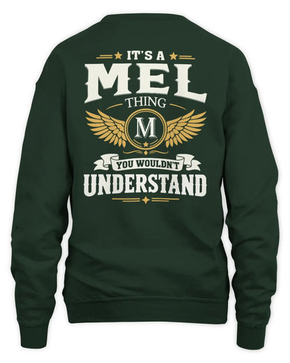 MEL KT06-M008 It’s a [NAME] Thing – You Wouldn’t Understand | Personalized Vintage T-Shirt - Unisex Sweatshirt - Forest Green