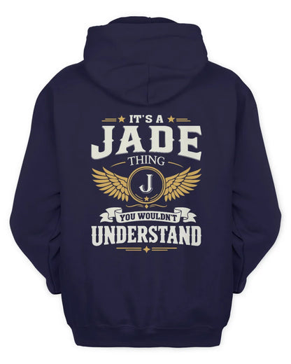 JADE KT06-M008 It’s a [NAME] Thing – You Wouldn’t Understand | Personalized Vintage T-Shirt - Unisex Hoodie - Navy