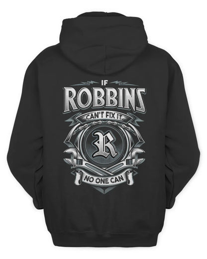 ROBBINS AP81-K4-626 - Personalized Ahmed Quote Apparel “If Ahmed Can't Fix It, No One Can” - Unisex Hoodie - Black