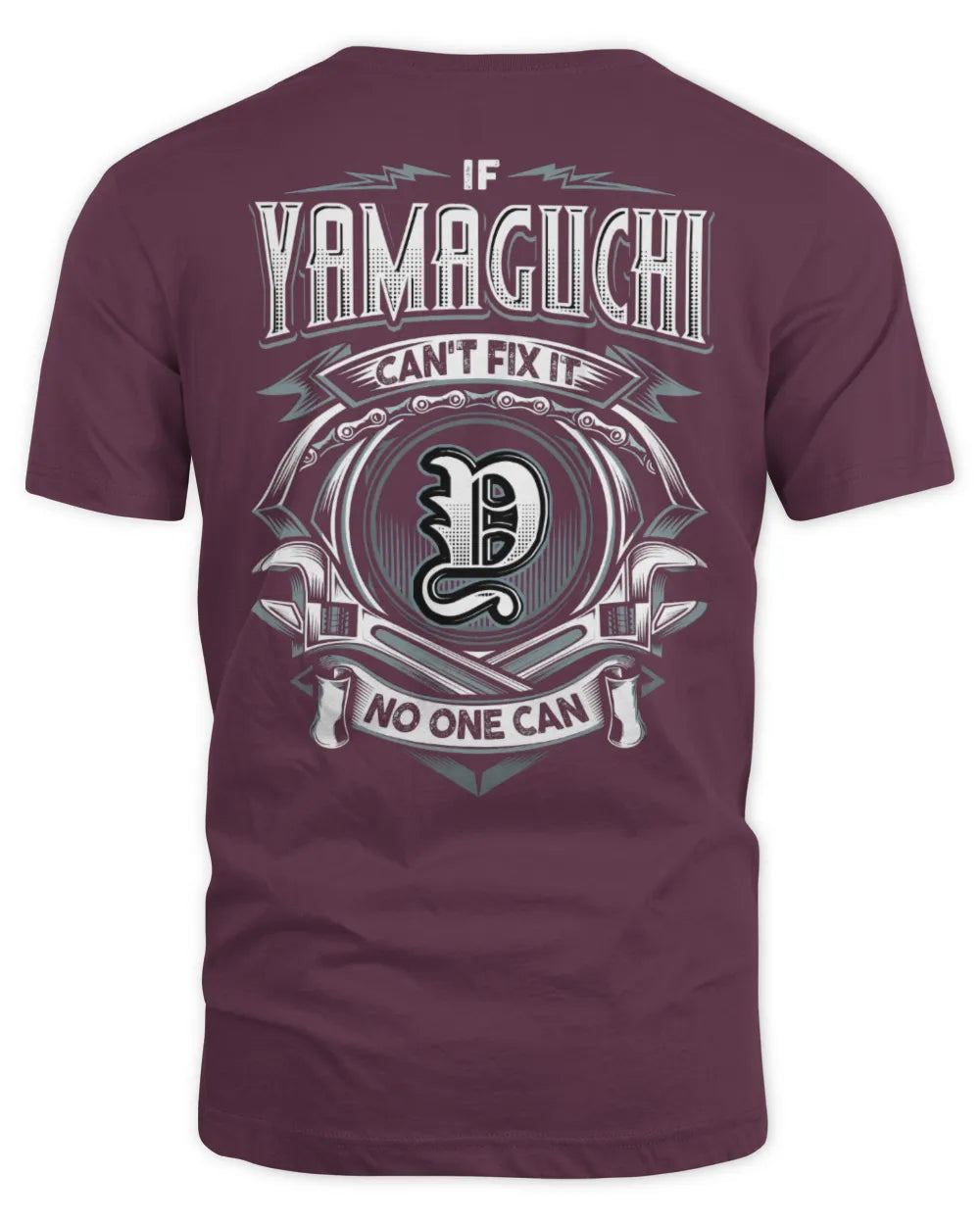 YAMAGUCHI AP81-K4-626 - Personalized Ahmed Quote Apparel “If Ahmed Can't Fix It, No One Can” - Unisex Standard T-Shirt - Maroon
