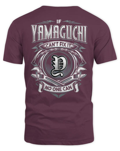 YAMAGUCHI AP81-K4-626 - Personalized Ahmed Quote Apparel “If Ahmed Can't Fix It, No One Can” - Unisex Standard T-Shirt - Maroon