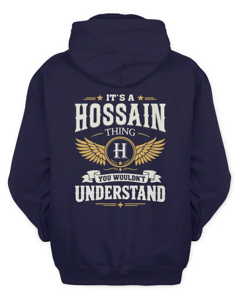 HOSSAIN KT06-M008 It’s a [NAME] Thing – You Wouldn’t Understand | Personalized Vintage T-Shirt - Unisex Hoodie - Navy