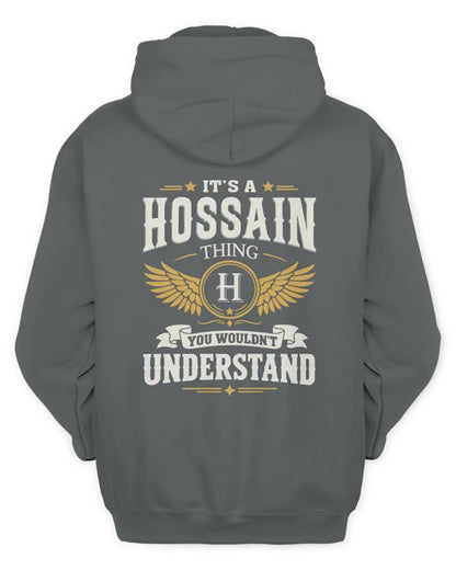 HOSSAIN KT06-M008 It’s a [NAME] Thing – You Wouldn’t Understand | Personalized Vintage T-Shirt - Unisex Hoodie - Charcoal