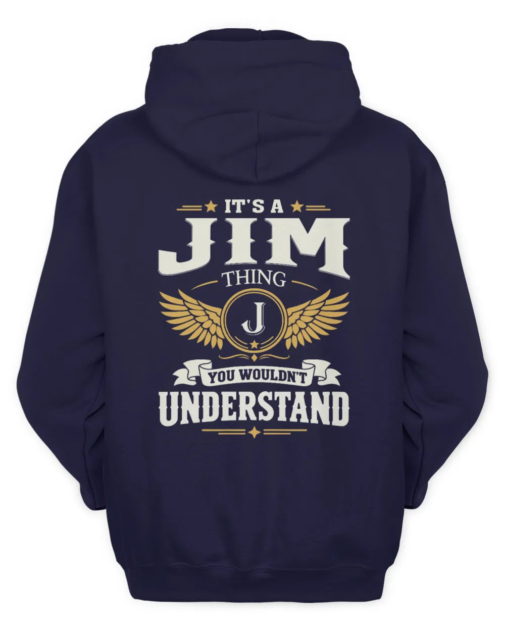 JIM KT06-M008 It’s a [NAME] Thing – You Wouldn’t Understand | Personalized Vintage T-Shirt - Unisex Hoodie - Navy