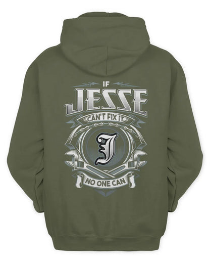 JESSE AP81-K4-626 - Personalized Ahmed Quote Apparel “If Ahmed Can't Fix It, No One Can” - Unisex Hoodie - Military Green