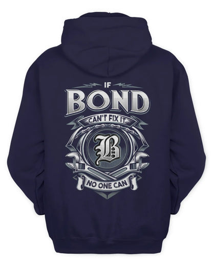 BOND AP81-K4-626 - Personalized Ahmed Quote Apparel “If Ahmed Can't Fix It, No One Can” - Unisex Hoodie - Navy