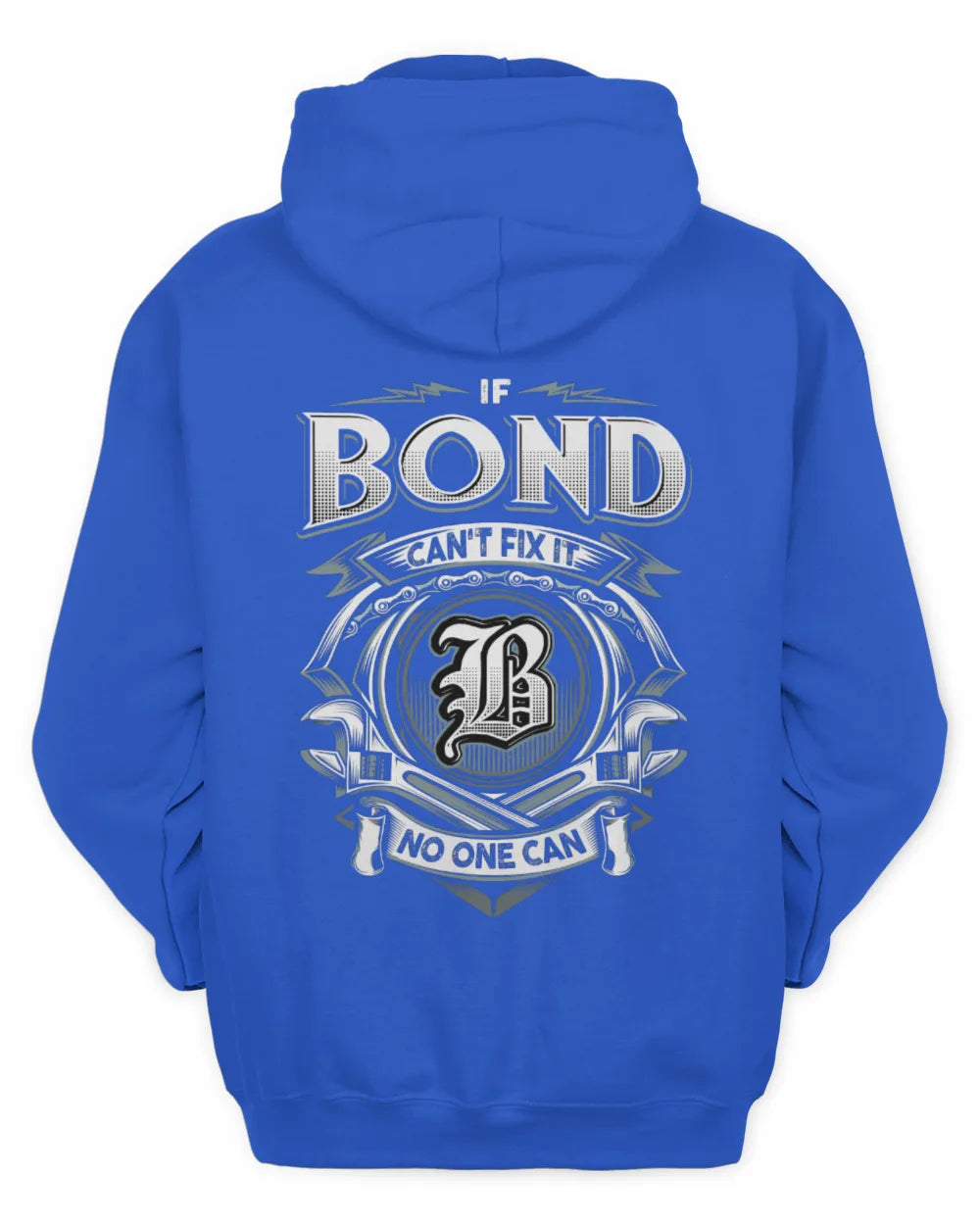BOND AP81-K4-626 - Personalized Ahmed Quote Apparel “If Ahmed Can't Fix It, No One Can” - Unisex Hoodie - Royal