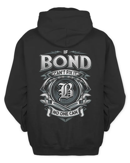 BOND AP81-K4-626 - Personalized Ahmed Quote Apparel “If Ahmed Can't Fix It, No One Can” - Unisex Hoodie - Black