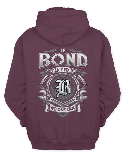 BOND AP81-K4-626 - Personalized Ahmed Quote Apparel “If Ahmed Can't Fix It, No One Can” - Unisex Hoodie - Maroon