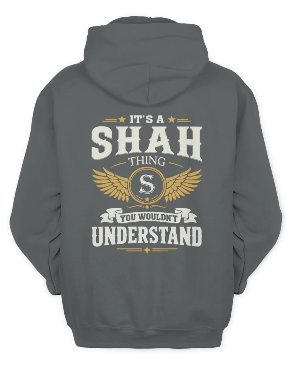 SHAH KT06-M008 It’s a [NAME] Thing – You Wouldn’t Understand | Personalized Vintage T-Shirt - Unisex Hoodie - Charcoal