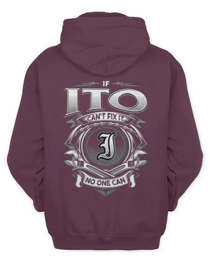 ITO AP81-K4-626 - Personalized Ahmed Quote Apparel “If Ahmed Can't Fix It, No One Can” - Unisex Hoodie - Maroon