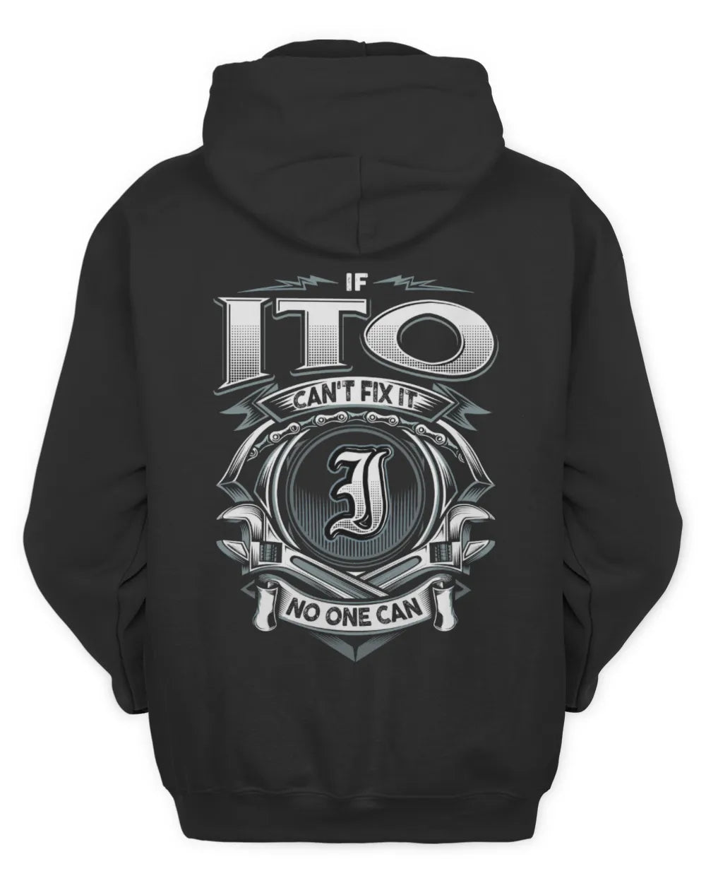 ITO AP81-K4-626 - Personalized Ahmed Quote Apparel “If Ahmed Can't Fix It, No One Can” - Unisex Hoodie - Black