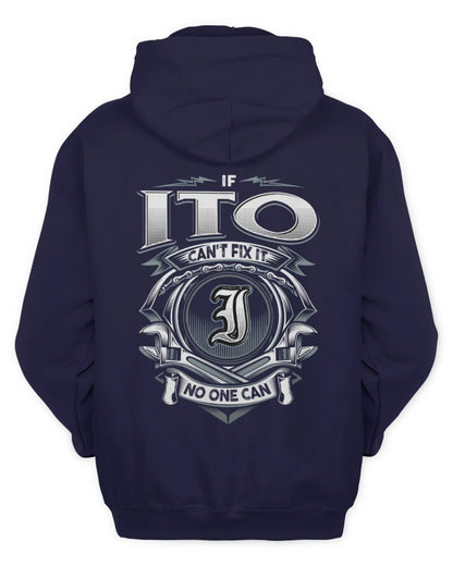 ITO AP81-K4-626 - Personalized Ahmed Quote Apparel “If Ahmed Can't Fix It, No One Can” - Unisex Hoodie - Navy