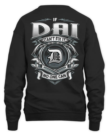DAI AP81-K4-626 - Personalized Ahmed Quote Apparel “If Ahmed Can't Fix It, No One Can” - Unisex Sweatshirt - Black